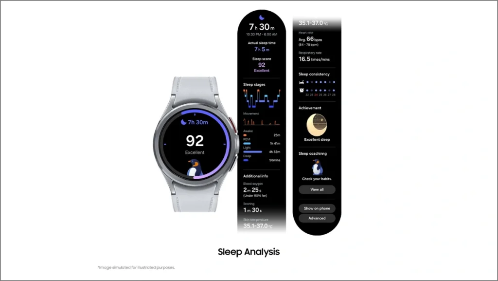Análisis detallado del sueño en una actualización de reloj UI 6