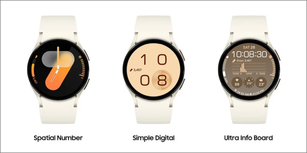 Nuevas caras de reloj en una actualización de reloj UI 6