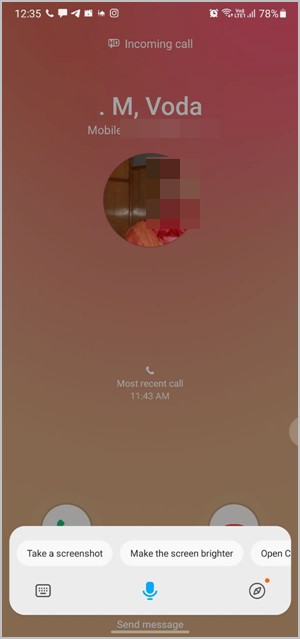 Samsung Respuesta llame a Bixby Voice