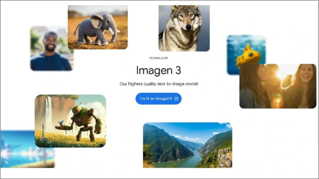 Géminis utiliza el modelo de generación de imágenes de Google Imagen 3