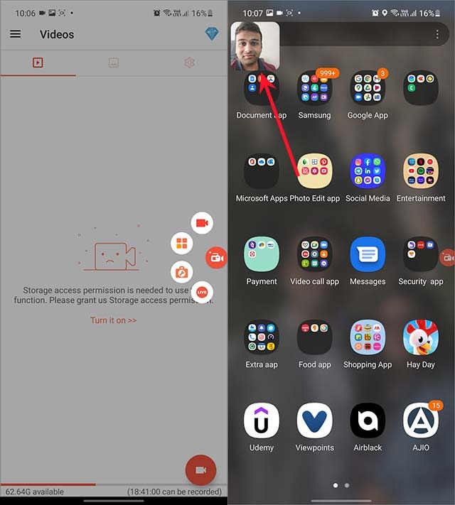 Use la grabadora de pantalla AZ