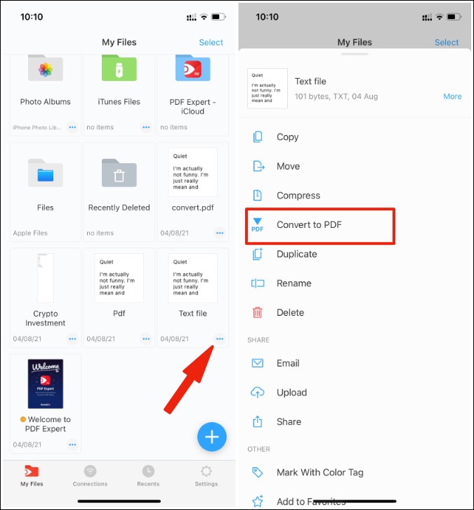 Convertir PDF en PDF Experto