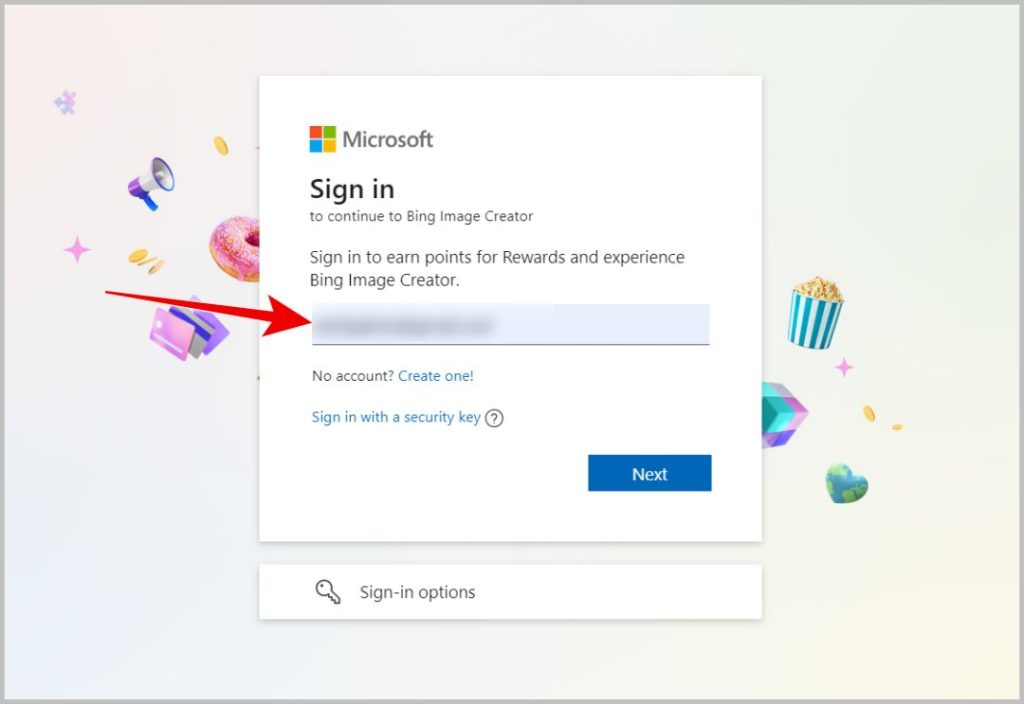 Microsoft Bing Image Creator Iniciar sesión