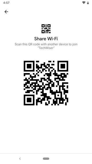 Compartir wifi sin contraseña: código QR