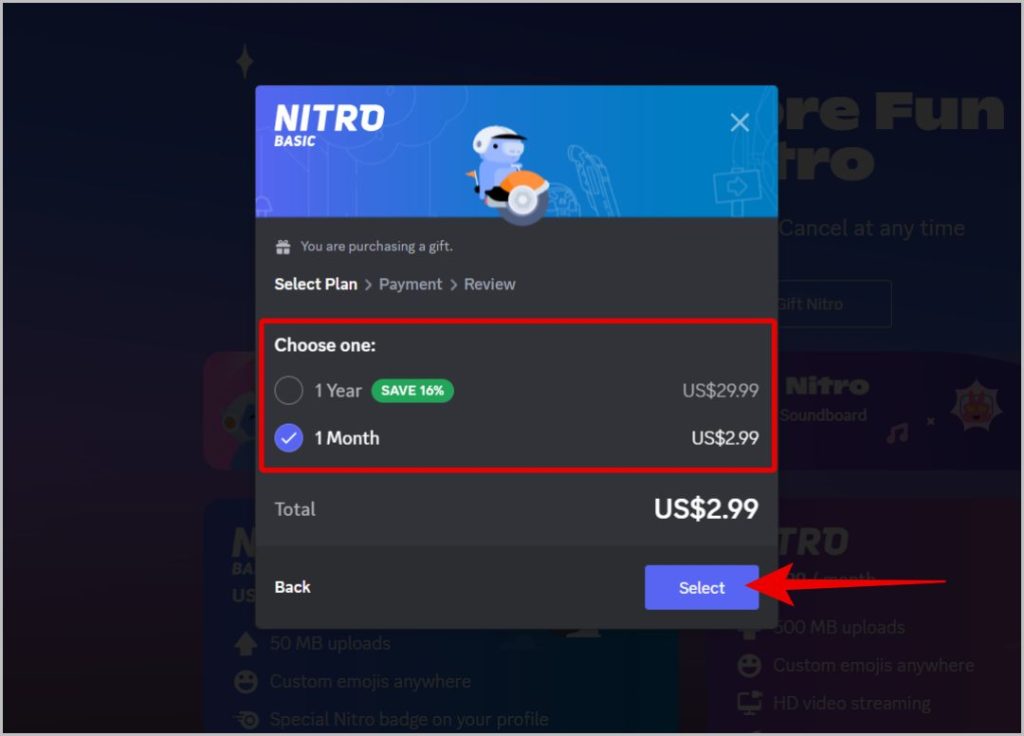Pagar por Discord Nitro