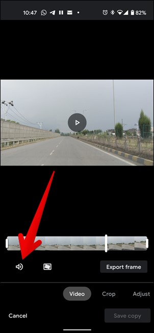 Audio mudo Google Photos