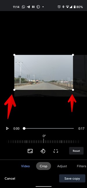 Video de recorte Google Photos