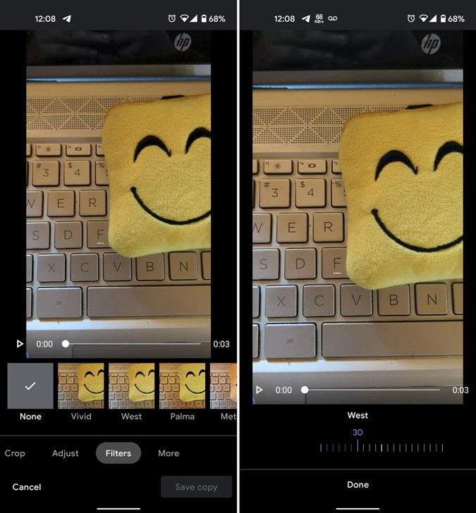 Agregar Filtro Google Photos