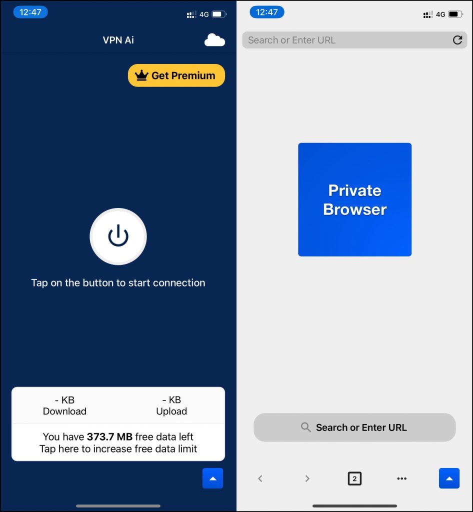 VPN AI para iPhone