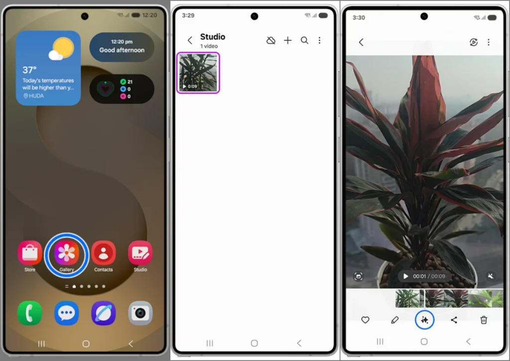 Uso de AI Audio Eraser en un UI 7 en el teléfono Samsung Galaxy