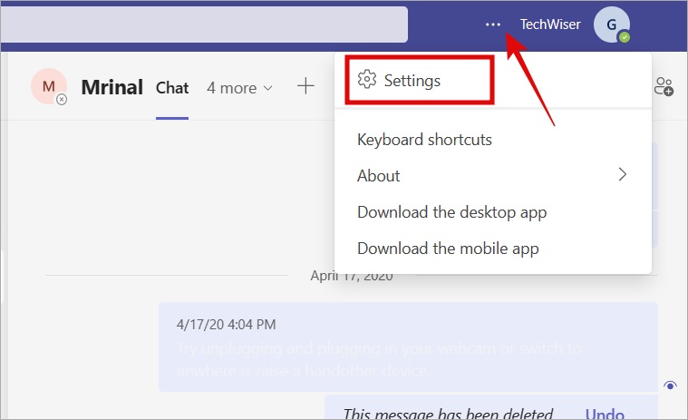 Configuración de Microsoft Teams