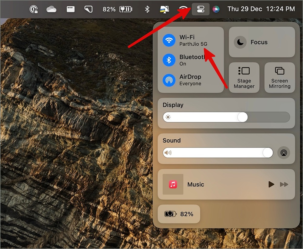 Verifique la conexión a Internet en Mac