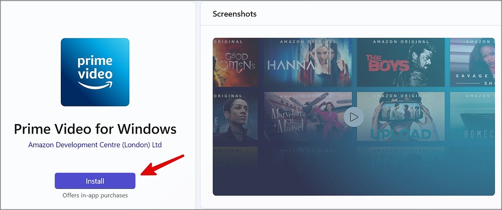 Descarga el video Amazon Prime en Windows
