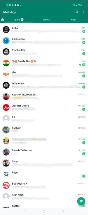 Whatsapp en el teléfono secundario