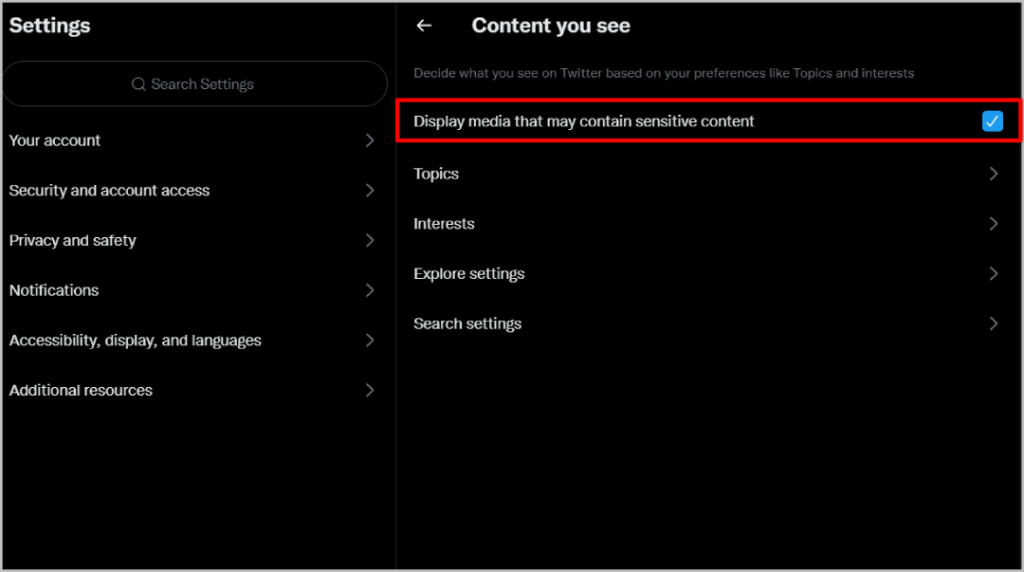 Medios de visualización que pueden contener contenido confidencial