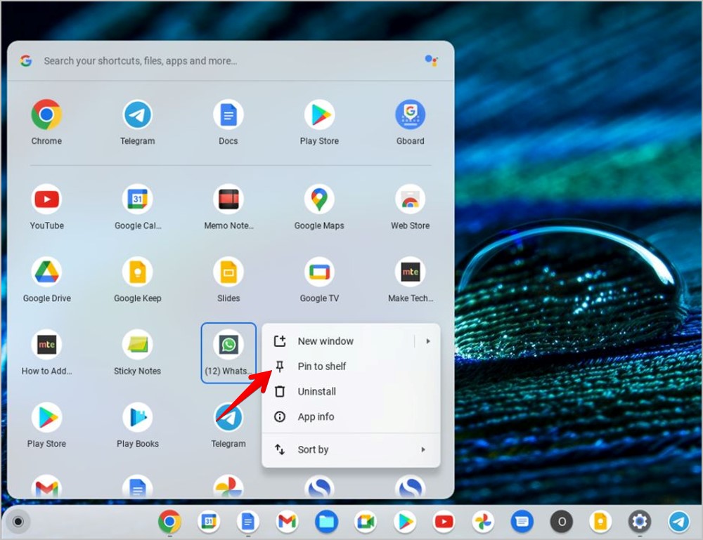 Pin de Chromebook a estante