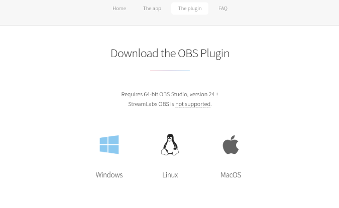 Descargar el complemento OBS DroidCam
