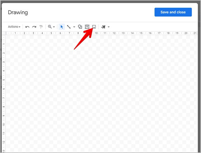 Dibujo de Docios de Google Agregar imagen