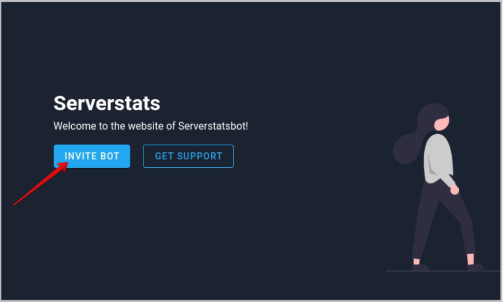 Agregar serverstats bot a discordia