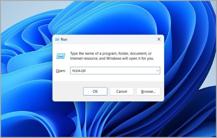 Abra las conexiones de red en Windows 11