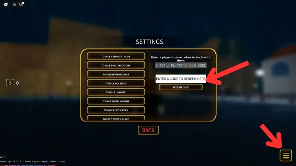 redimir los códigos de Roblox YBA
