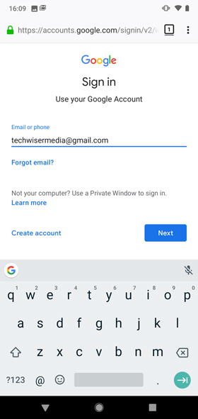 Cómo verificar la contraseña guardada en Chrome Mobile- Contraseña