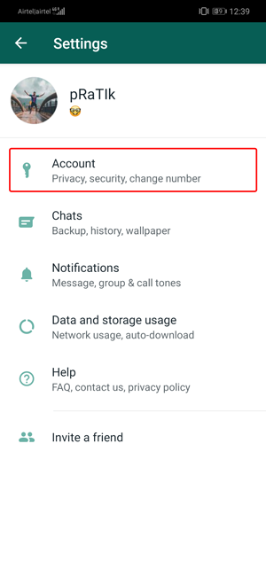 Evite que la gente lo agregue a los grupos de whatsapp- Cuenta