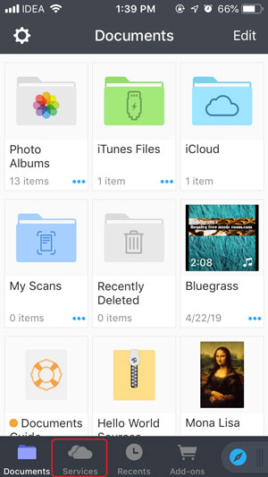 Transferir fotos de PC a iPhone sin iTunes-Documentos Aplicación