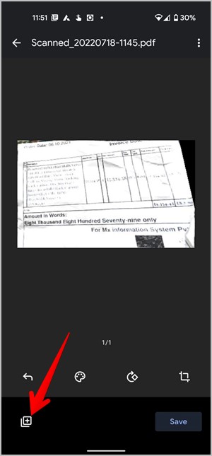Google Drive agregue más fotos a PDF