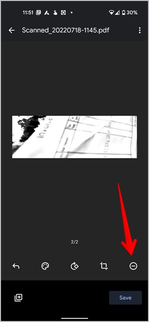 Eliminar la foto de Google Drive PDF