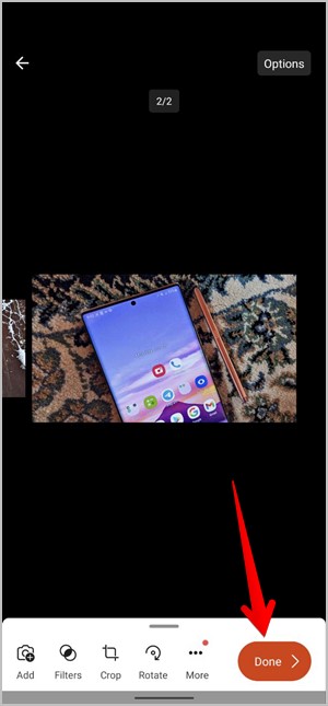 Editar imágenes en Microsoft Lens