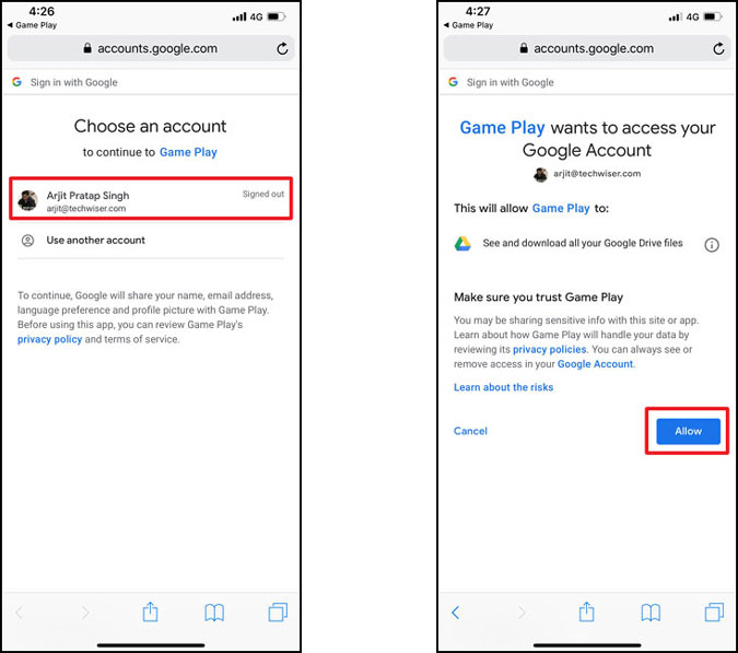 Inicie sesión en G Drive y dé acceso a todos sus archivos.