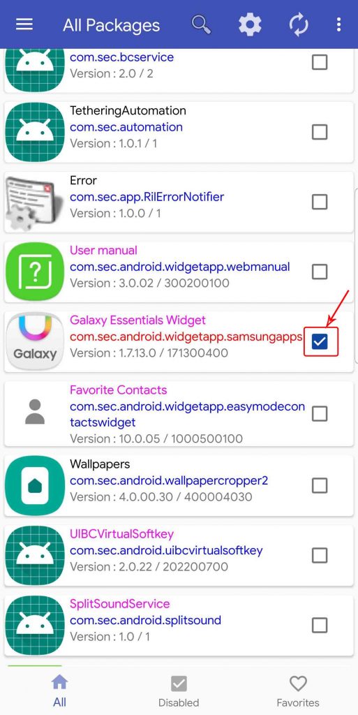 Package Disable Pro