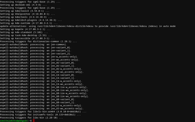 Instalación de KDE en Chromebook