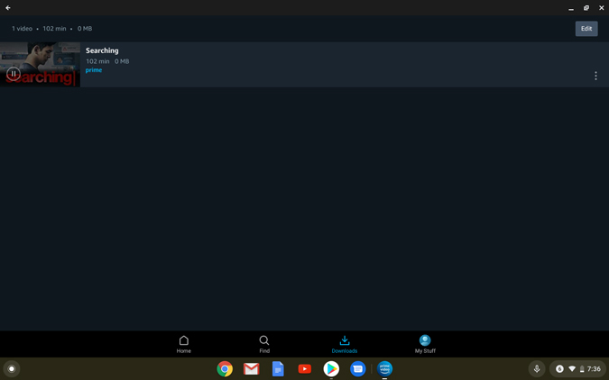 Descargar películas en Prime Video