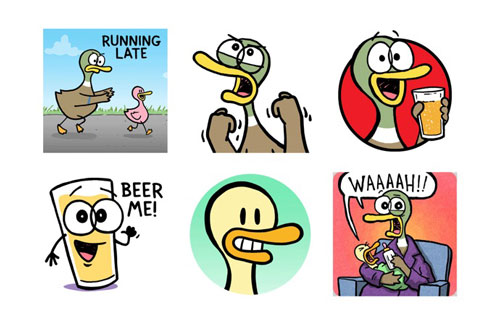 Pegatinas de lenguaje de aves - Pegatizas de iMessage Top