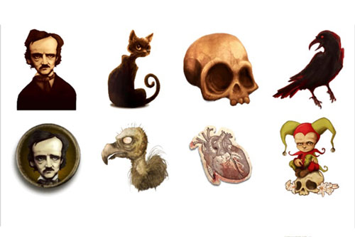 pegatinas de poe para chats de miedo