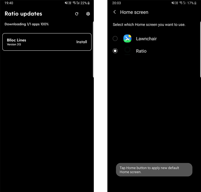 Instalación de líneas BLLOC y relación de configuración como iniciador predeterminado