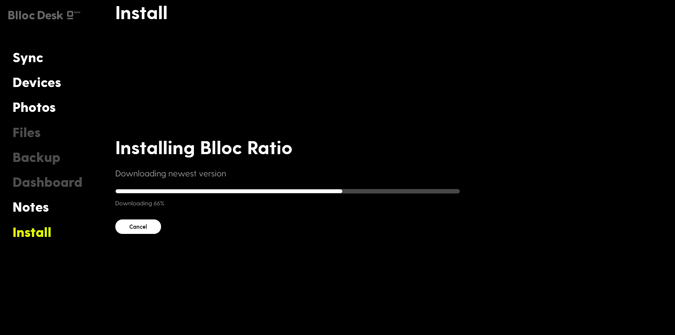 Instalación de BLLOC Pro desde la PC