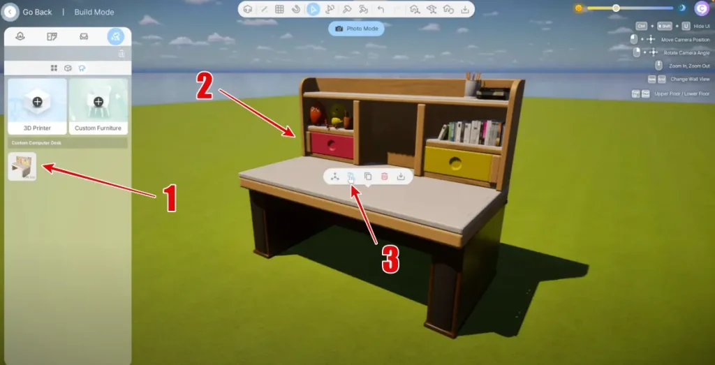 ¿Puedes cambiar el color y la textura a los muebles en Inzoi?