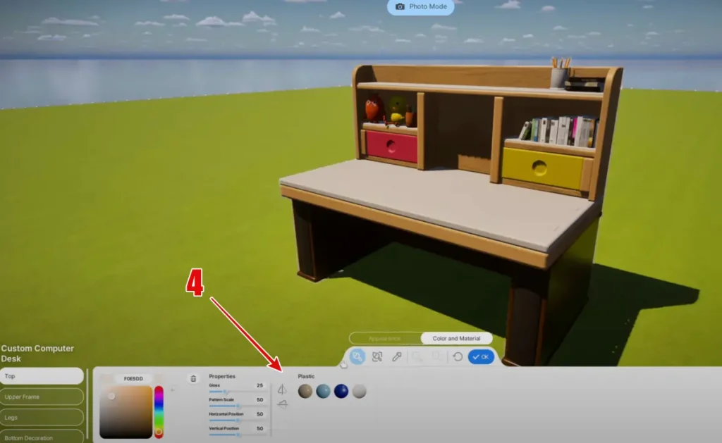 Cómo cambiar los colores y aplicar texturas personalizadas en Inzoi