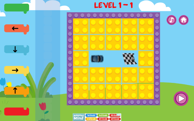 Aplicación Coding for Kids en el Chromebook