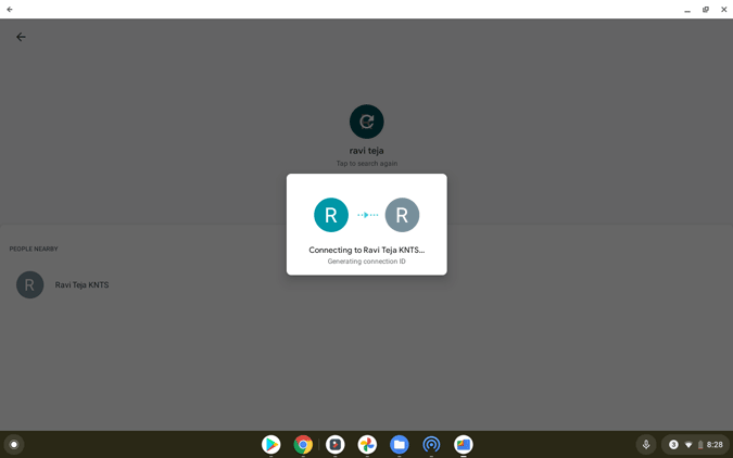 Conectarse a otro dispositivo con archivos de Google en Chromebook