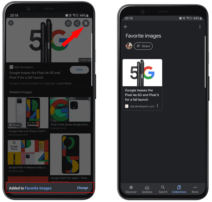 Imágenes favoritas en la colección de Google