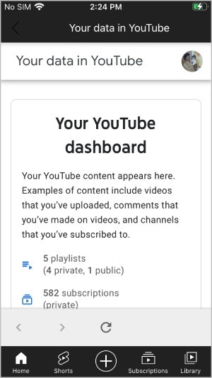 Su tablero de YouTube en datos de YouTube