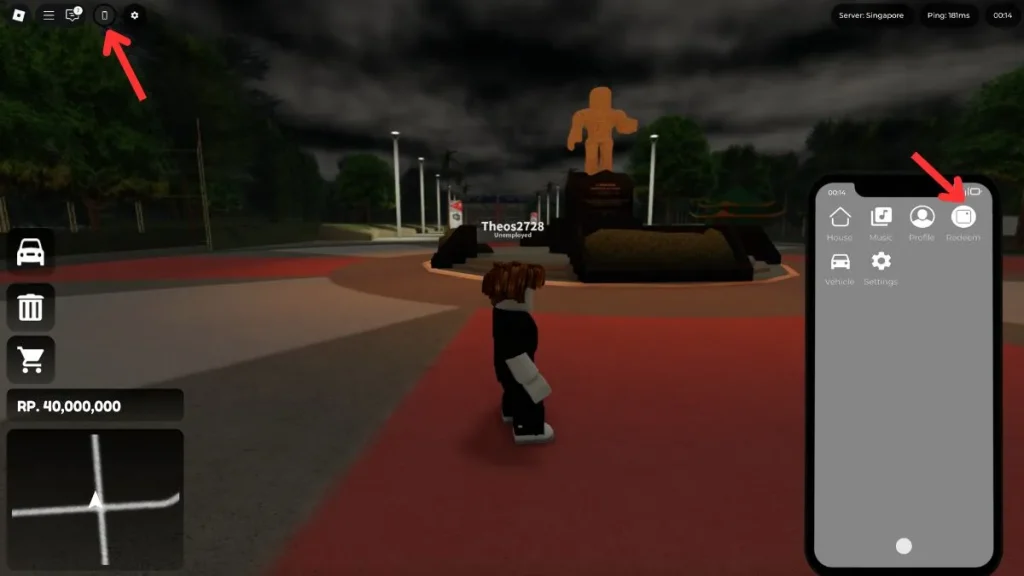 redimir los códigos de Indonesia de conducción de automóviles Roblox