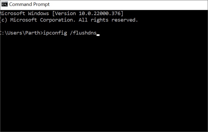 FLUSH DNS en Windows