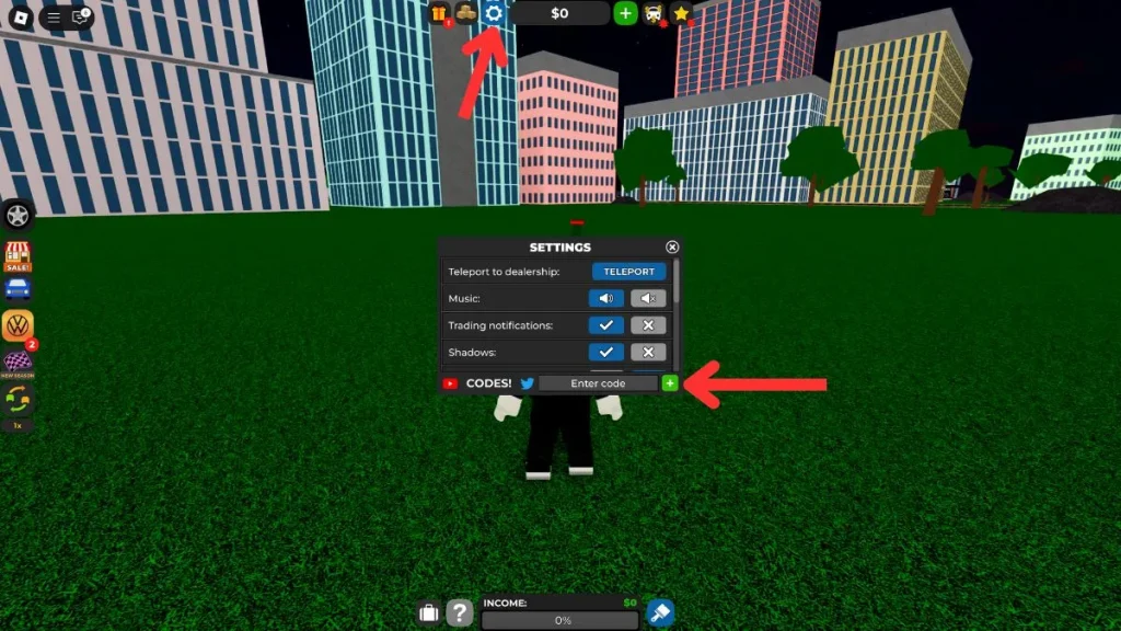 redimir los códigos de magnate del concesionario de automóviles de Roblox