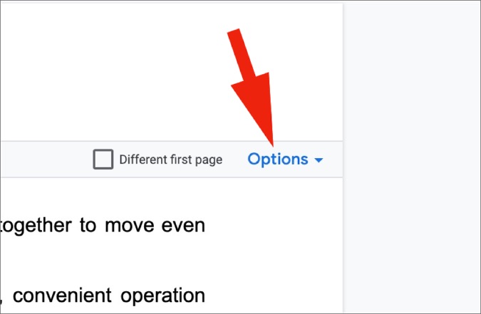 Cambiar el margen de formato de encabezado en Google Docs
