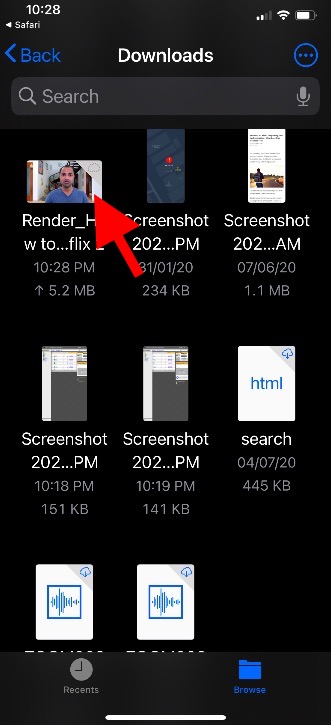 Enviar archivo desde Android TV a iPhone